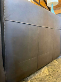 Blogger 3-Seat Tufted Brown Leather Sofa by Tapinassi & Manzoni for Roche Bobois