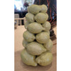 Spanish Ceramic Stacked Lemons Sculpture