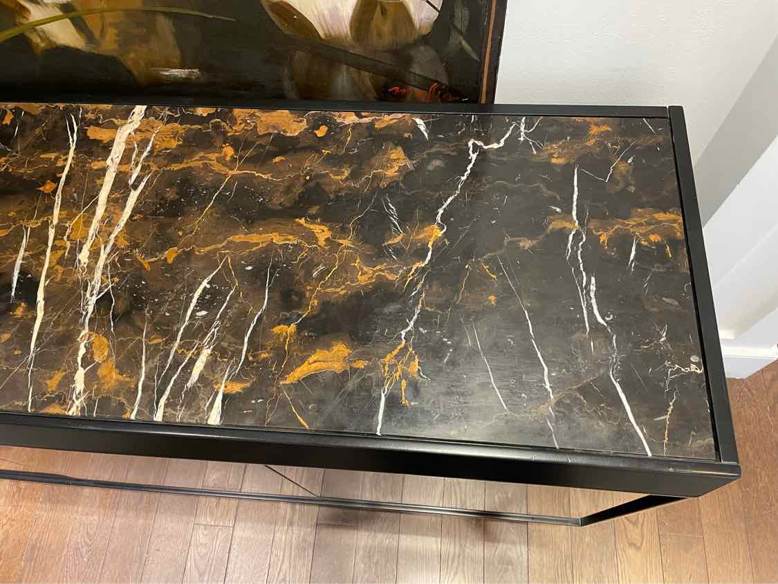 Great Jones Marble Top Server Sideboard by Bill Sofield for Baker