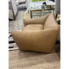 Tuscan Leather Camel Club Chair 40"Lx36"Dx29"H