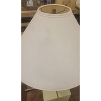 Brown Blown Glass Table Lamp w/ Shade