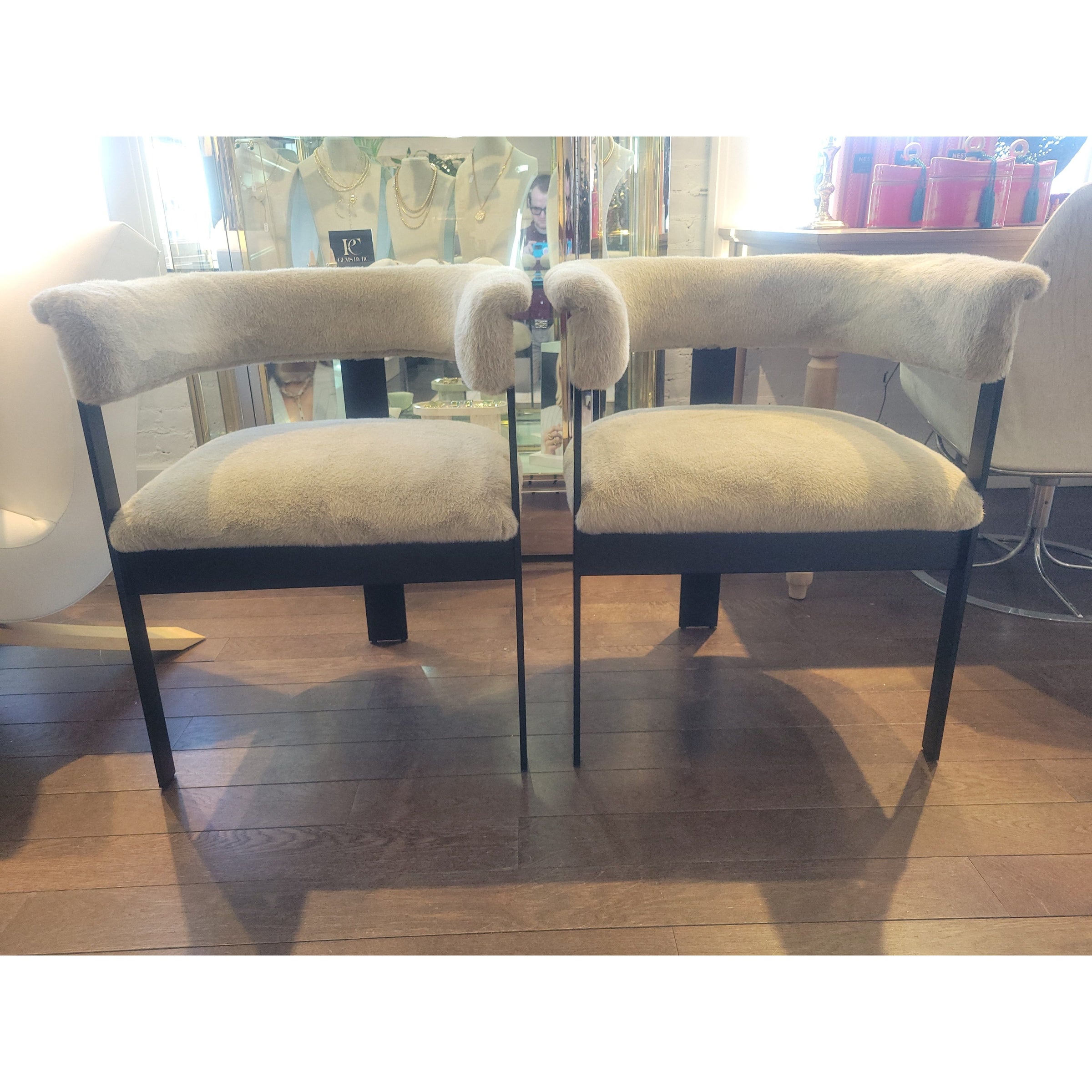 SET of 8 'Darcy' Dining Chairs by Interlude - colletteconsignment.com