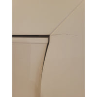 PAIR of Contemporary White Wood Dovetailed 2-Drawer Nightstands