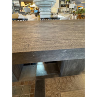Arhaus Gray Wood Dining Table