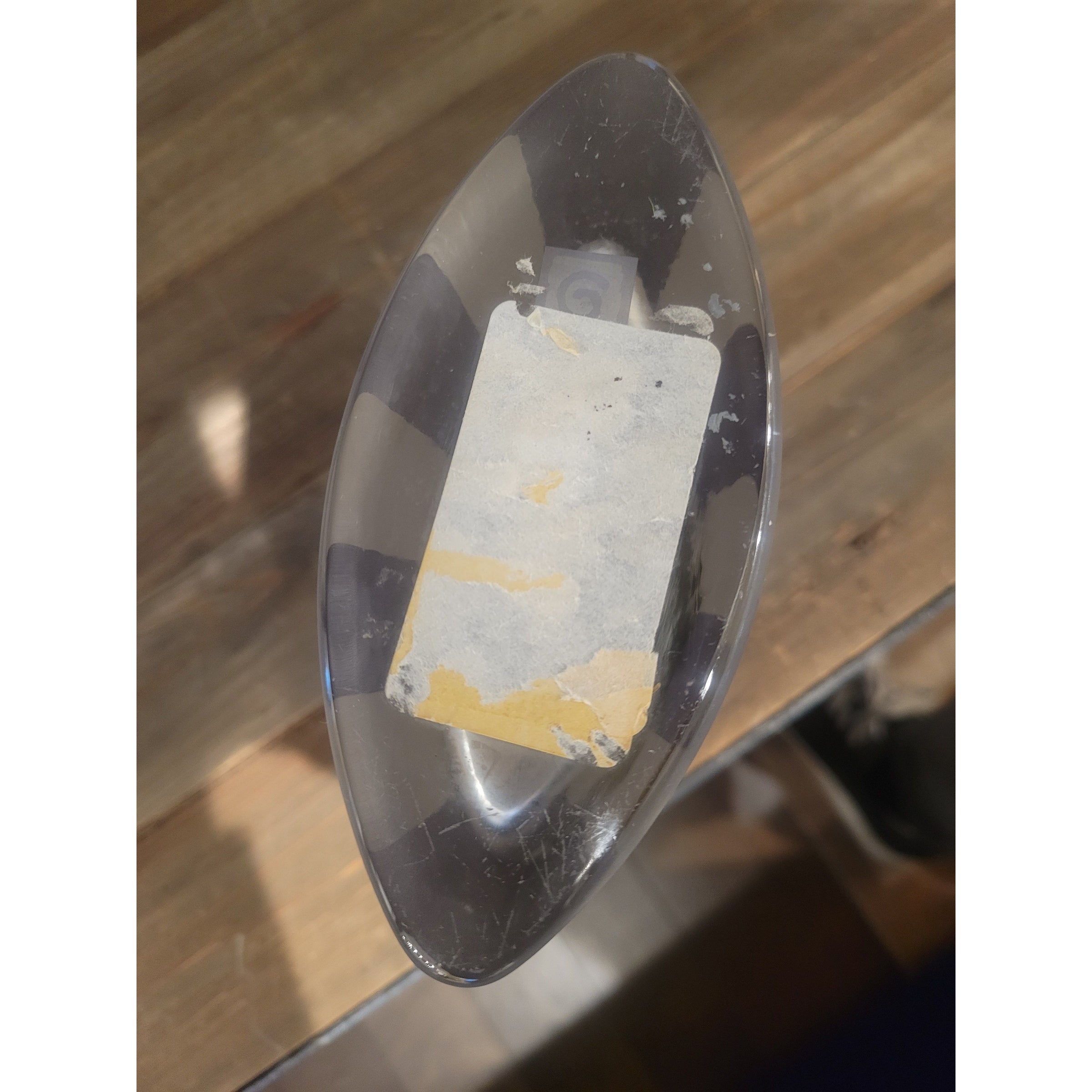 Gray Vertical Stripe Frosted Glass Vase