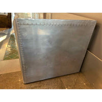 Aluminum Streamline 2-Drawer Aviator Desk (AS IS)