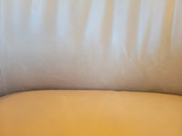 PAIR of Tan Leather Swivel Lounge Chairs by MG&BW (AS IS)