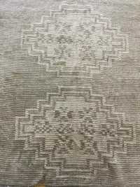 4.10' x 7.6' Tan Medallion Rug #48