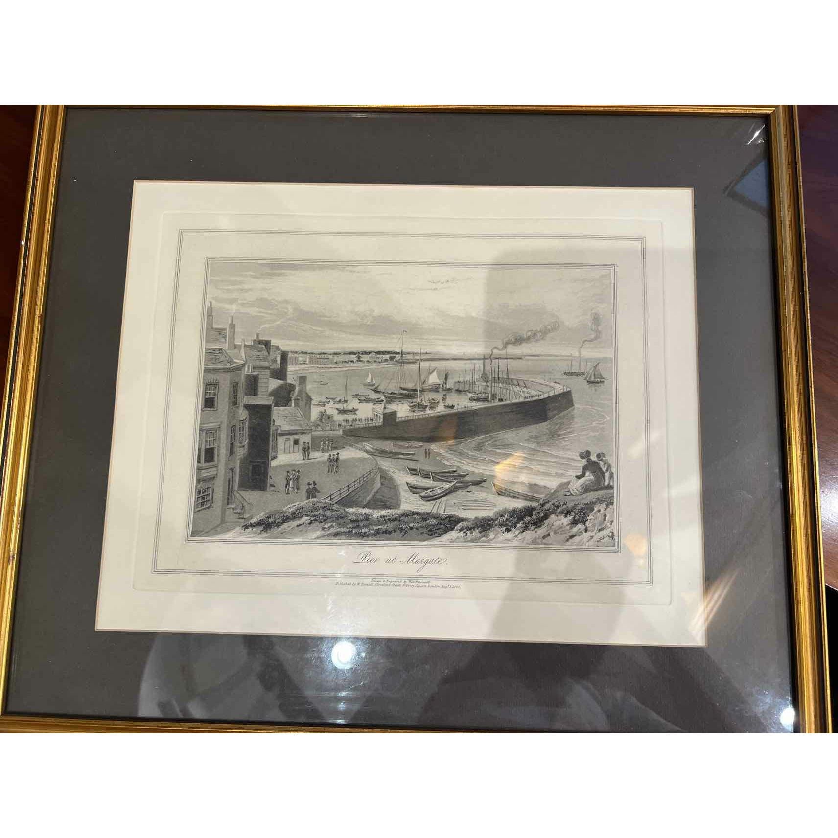 "Pier at Margate" by William Daniell Artwork