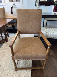 Set of 8 Model #2881 Rembrandt Dining Chairs by Artistic Frame in Pierre Frey Fa