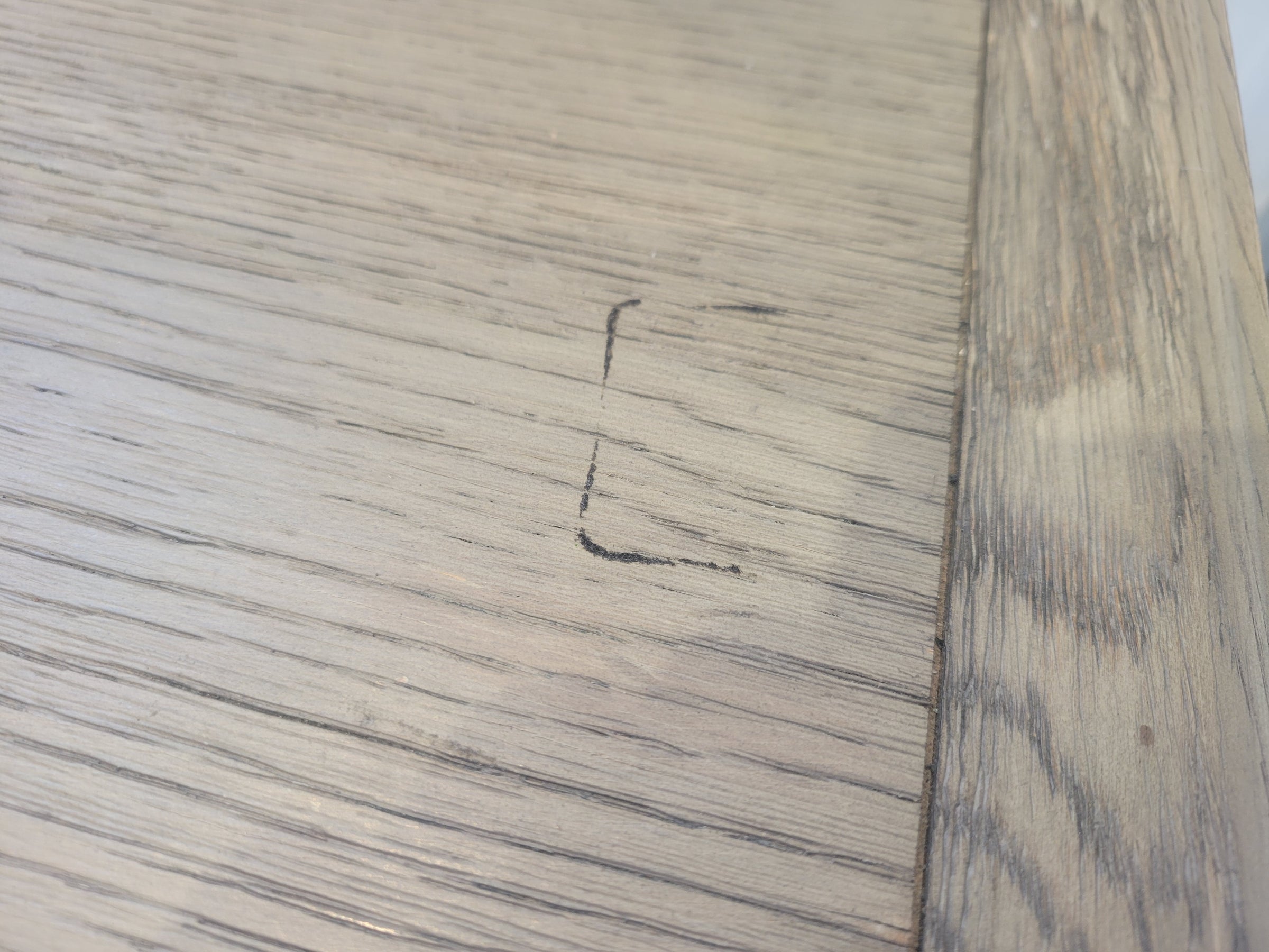 St. James Gray Oak 5-ft Media Console by RH (AS IS)