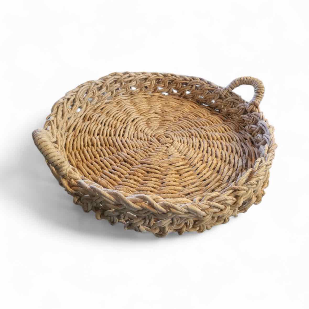 Wicker Tray w/ Handles