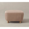 Chrystie Chair and Ottoman in Dusty Rose Performance Velvet