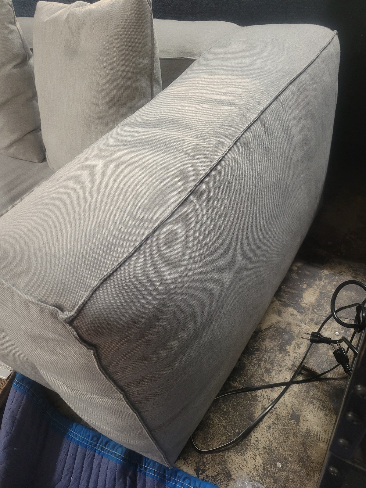 Neowall Sectional in Perennials Ishi Fabric by Living Divani