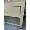 Pair of Graydon Bone Shagreen Open Night Stands