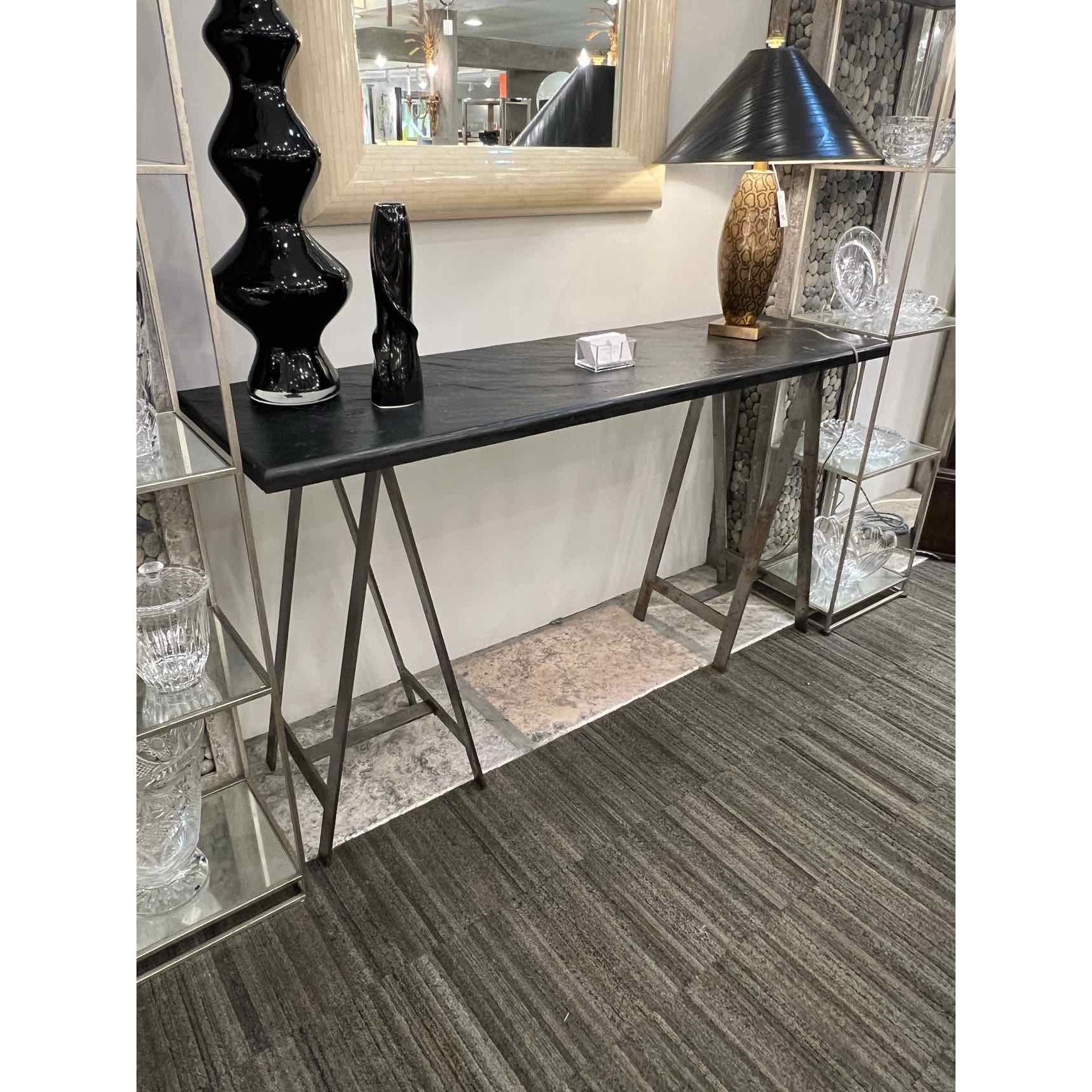 Vintage Slate Console Table