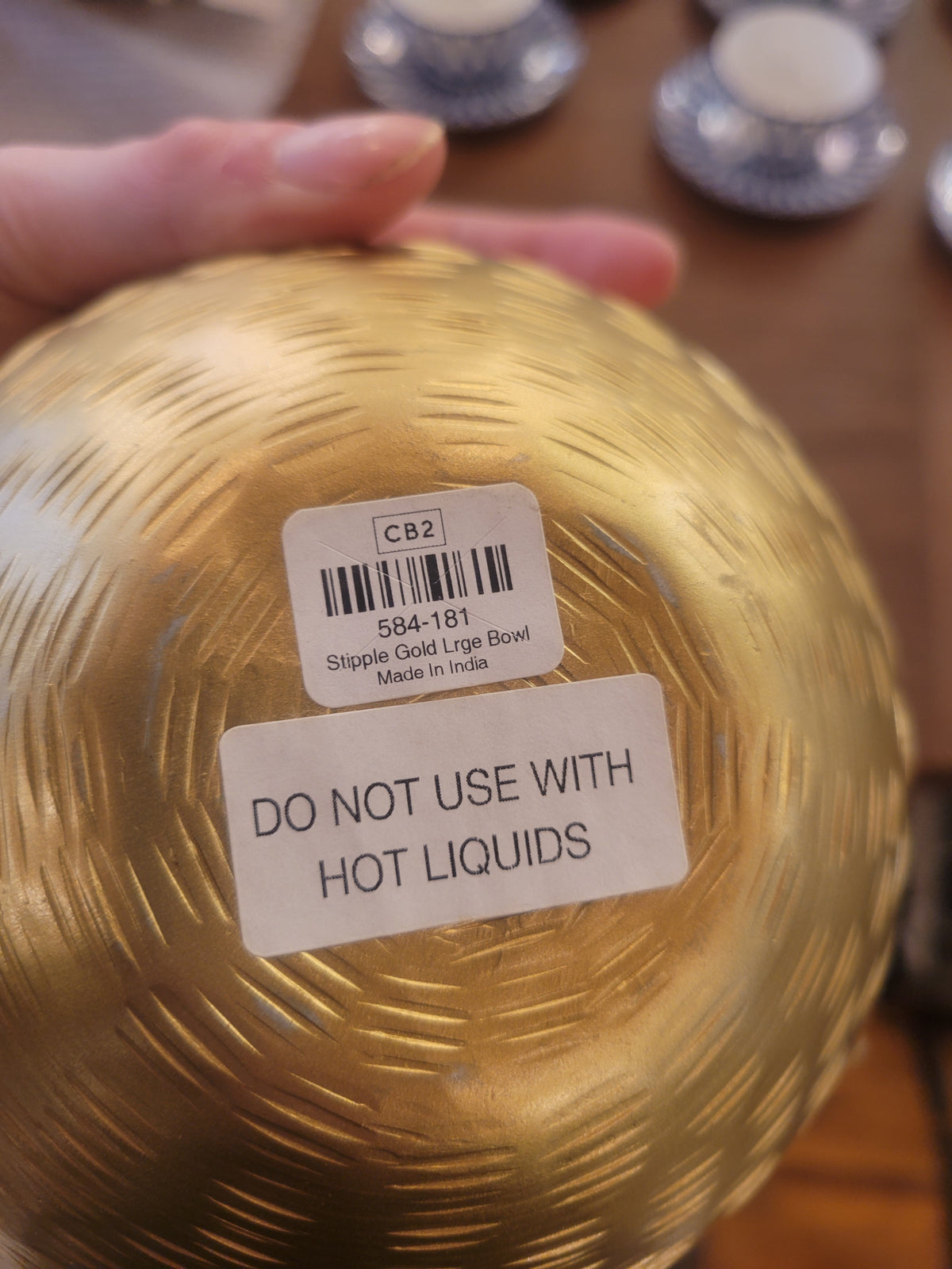 PAIR of Textured Brass Bowls