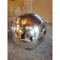 Large Mercury Glass Globe Light
