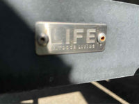 PAIR of Gray Mesh & Metal Outdoor Loungers by Life Outdoor Living (AS IS)