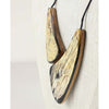 No Label V-Shape Bone Horn Necklace