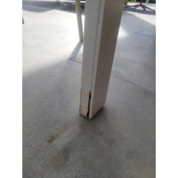 White Aluminum Extension Dining Table w/ 2 Leaves by Kristalia - AS IS