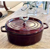 La Cocotte Cast Iron French Oven w/ Rooster Handle by Staub