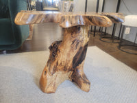 Live Edge Free Form Wood Side Table