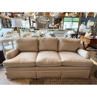 Avery Boardman Sleep Sofa in Beige Linen Blend