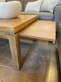 Rectangular Oak Extension Coffee Table by Serena & Lily