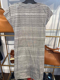 Women's Carla Fernandez Size O/S Gray/White Dress
