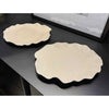 Pair of Cream Porcelain Leaf Dishes by Musterseed 'Moonshine'