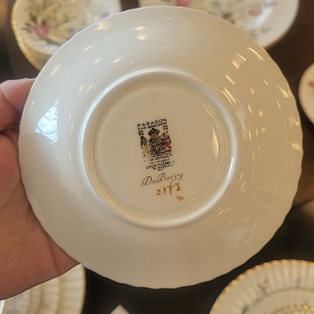 DuBarry Queen Mary China Teacup Saucer