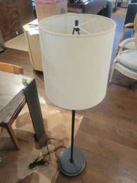Bronzed Metal Adjustable Floor Lamp w/ Paper Shade by VC (AS IS)