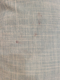 PAIR of Custom Powder Blue Velvet Square Pillows (AS IS)