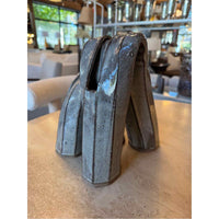 Ikebana Gray Arches Sculptural Vase