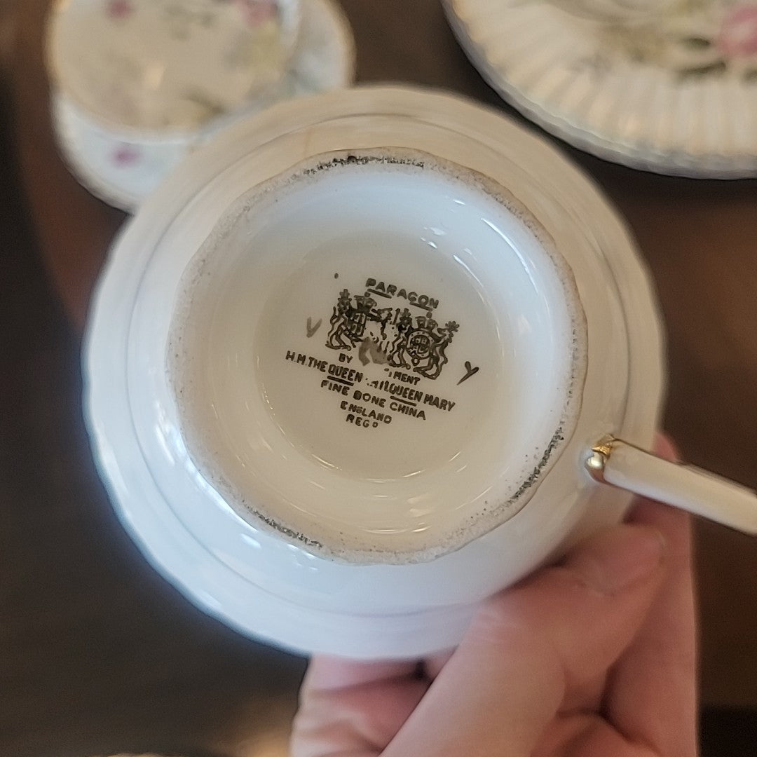 DuBarry Queen Mary China Teacup w/ Saucer