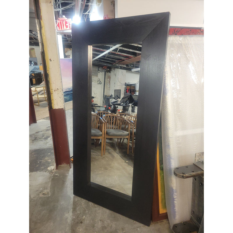 Dark Wood Full-Length Mirror - AS IS
