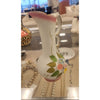 Raised Floral Porcelain Bud Vase