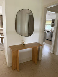 Brass Edge Freeform Wall Mirror