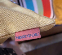 Multicolor Striped Lumbar Pillow by Missoni Home