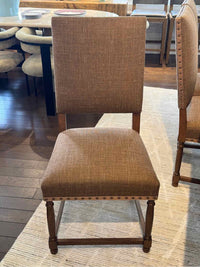Set of 8 Model #2881 Rembrandt Dining Chairs by Artistic Frame in Pierre Frey Fa