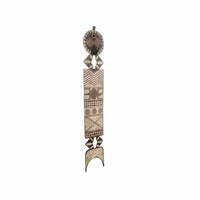 8-ft African Carved Wood Totem