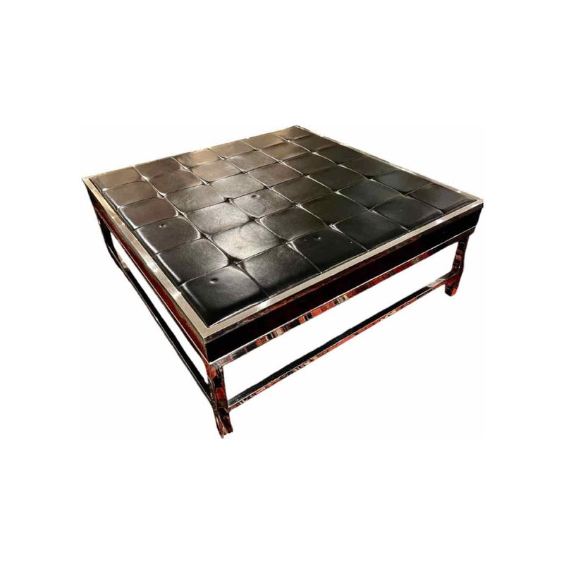 Leather Topped Coffee Table