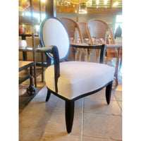 X Back Lounge Chair by Barbara Barry for Baker Oval
