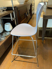 SET of 3 Lavender Counter Stools by Fritz Hansen