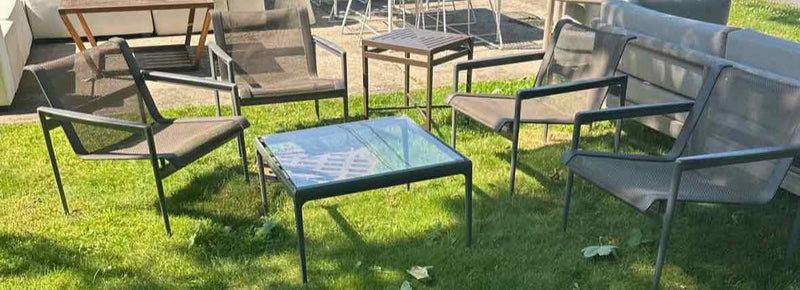 Pair of Richard Schultz Outdoor Chairs