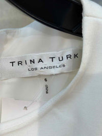 Trina Turk Size 6 White Dress