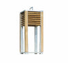 Ginger Teak & Aluminum Table Lamp