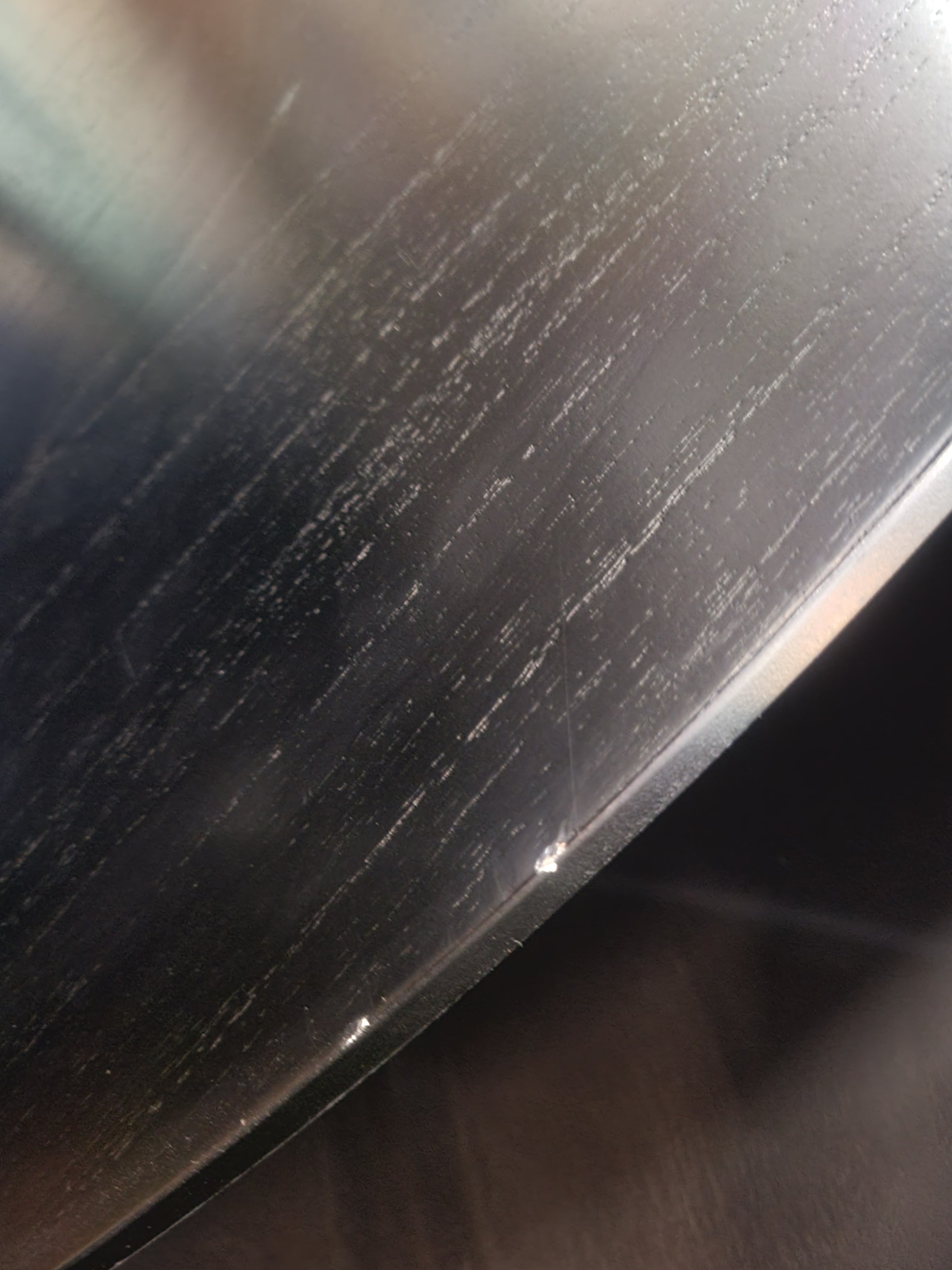 'Ridgeline' Black Wood Console Table by RH