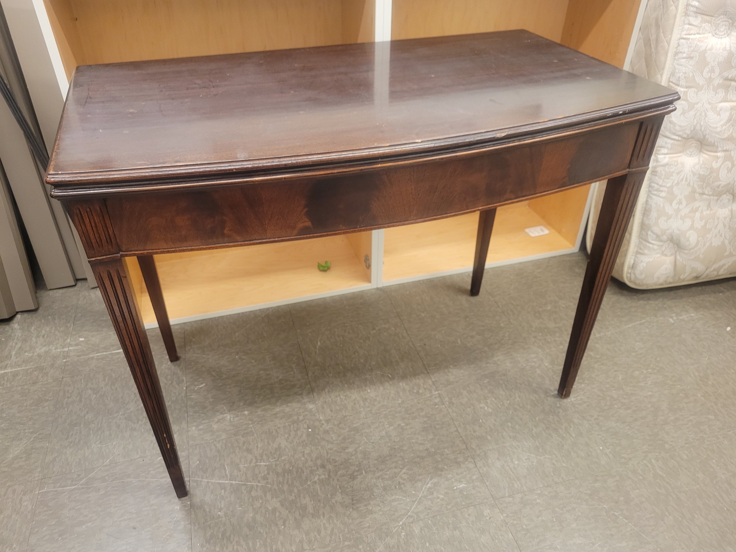 Vintage Mahogany Flip Top Table